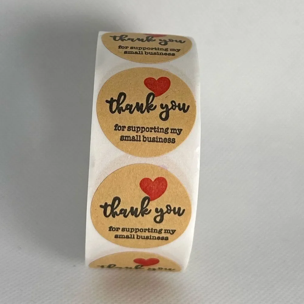 Small business thank you stickers | shipping supplies | SEAL ENVELOPE